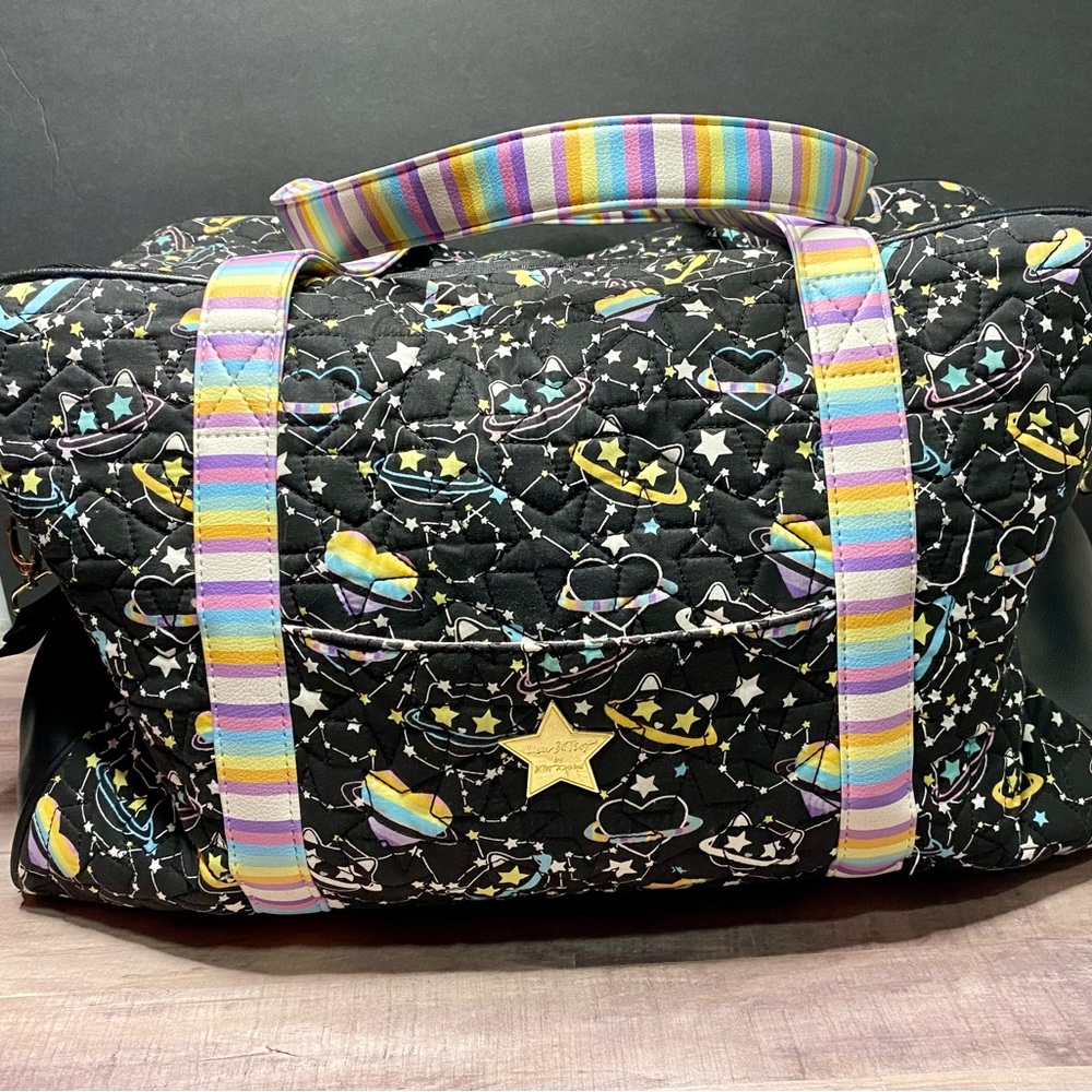 Betsey Johnson Large Quilted Duffel Bag